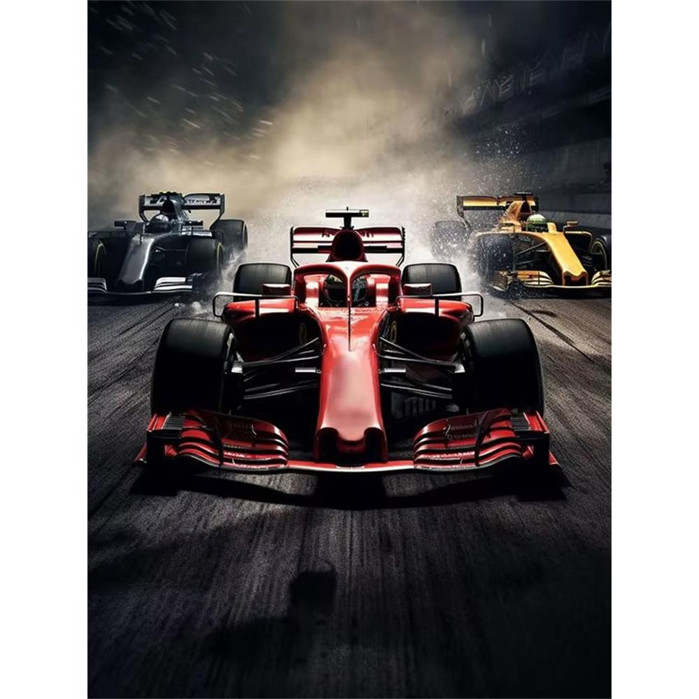 F1 Racing 5D Diamond Painting Kit DIY Handcraft Art Full Round_Square Drill Rome Decor Gift for Friends