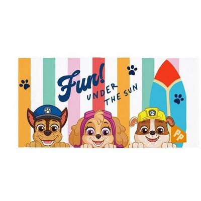 Paw Patrol Fun Under The Sun Surfboard Beach Towel