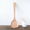 Natural Wok Shovels Cookware Cooking Tool Hanging Wooden Spatula Kitchen Utensil Turner Shovel