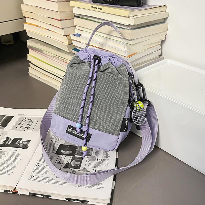 Borsa a tracolla monospalla, Borsa porta borraccia di grande capacità, Tasca per borraccia, Piccolo zaino a due spalle