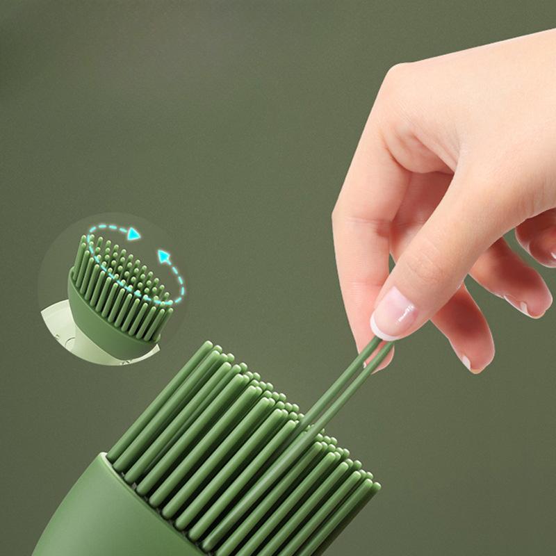 Barbecue BrushSilicone Oil Bottle Oil Can Brush Baking Brush Oil Can Brush Kitchen and Household Silicone Oil Brush Silicone with Bottle