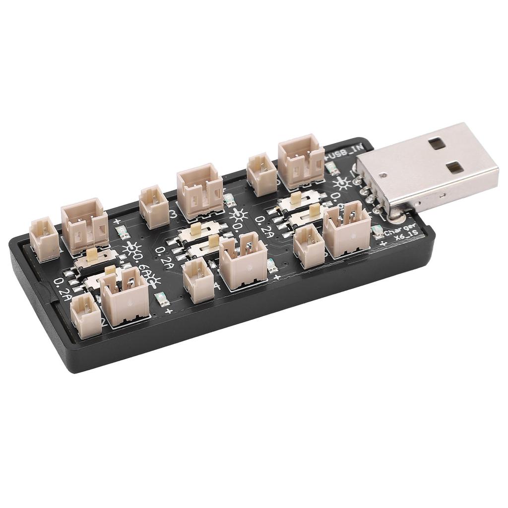 Lithium Battery Charging Board 6‑Channel USB to 3.7V High Voltage Components 4.20V