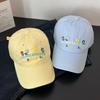 Korean-Style Flower Baseball Cap Letters Embroidered Peaked Cap Leisure Sun Hat  Outdoor