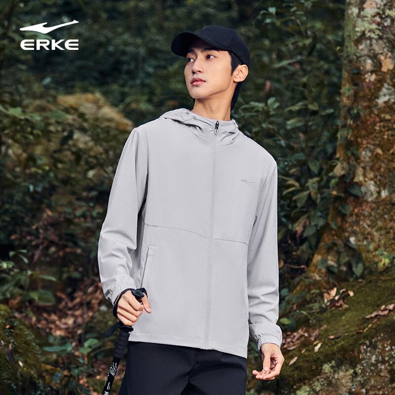 Erke Men's Hooded Waterproof Windbreaker Jacket