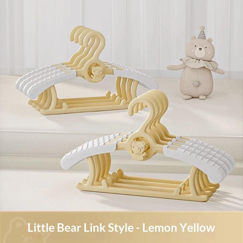 10Pcs Baby Clothes Hanger Thickened Plastic Non Slip Kids Garment Rack Small Size Infant Clothing Hanger For Home Laundry Closet