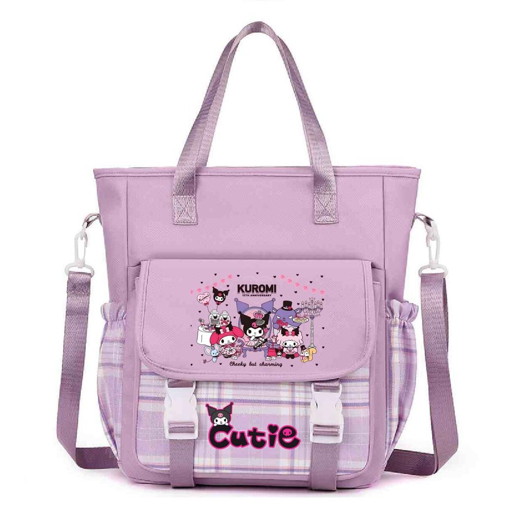 Crossbody Bag Student Class Book Holder Extra Large Bag Shoulder Make-Up Bag Cute Cartoon Printed Crossbody Bag