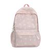 Schoolbag new schoolbag female ins college style backpack large capacity Korean version bow print middle school backpack