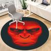 1pc Gorilla Pattern Office Round Area Rug, Indoor Mat Suitable For Office, Under Office Chairs Bedroom Living Room Home Decor, Room Deco