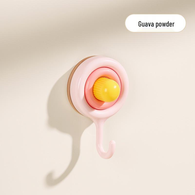 Cartoon Suction Cup Hook: Strong, Reusable, Movable, No-Drill Bathroom & Kitchen Hook