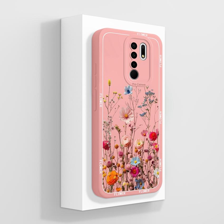 For Xiaomi Poco M2 M3 M4 M6 M7 Pro M5 M5S Mysterious Whale Phone Cases Camera Protection Liquid Silicone Anti Fall Protection Covers For Xiaomi Casing