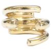 Blanc Iris 925 Circle Ring Ring Gold platedUsed