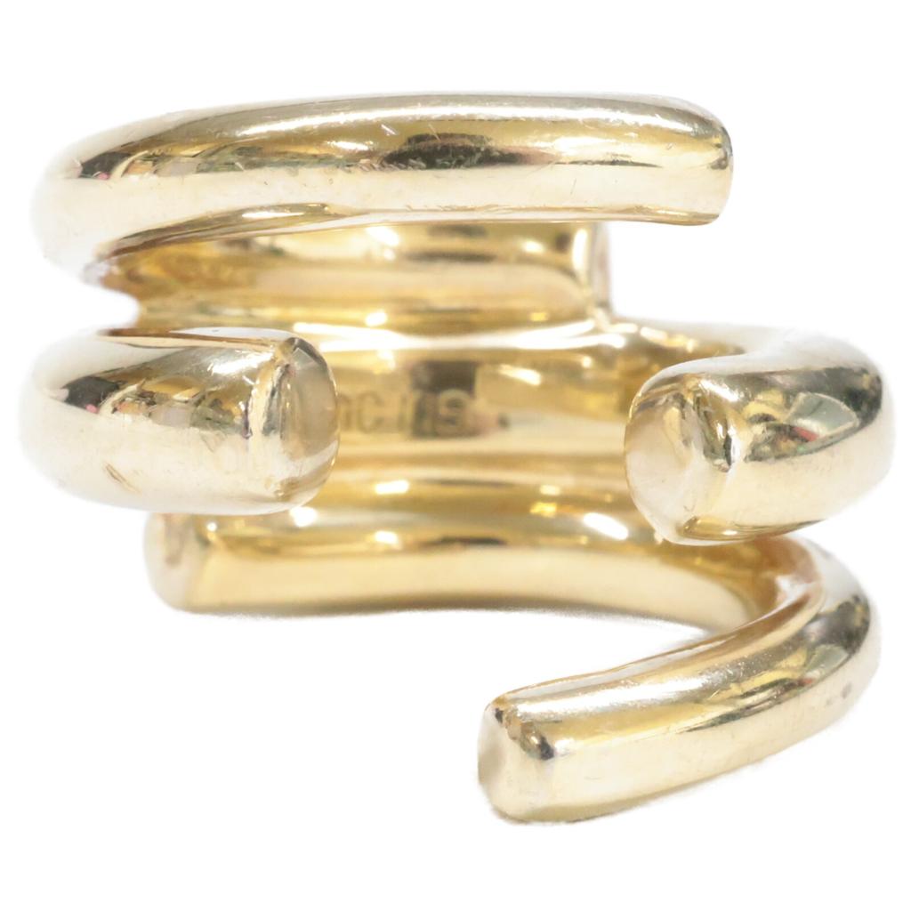 Blanc Iris 925 Circle Ring Ring Gold platedUsed