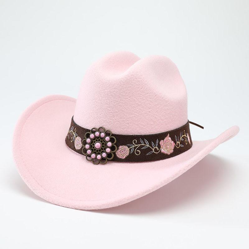 Jazz Hat For Adults With Chain Decor And Wide Brim For Casual Fashion And Outdoor Wear