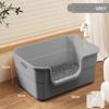 Extra-Large Splash-Proof Semi-Enclosed Cat Litter Box for Maine Coons