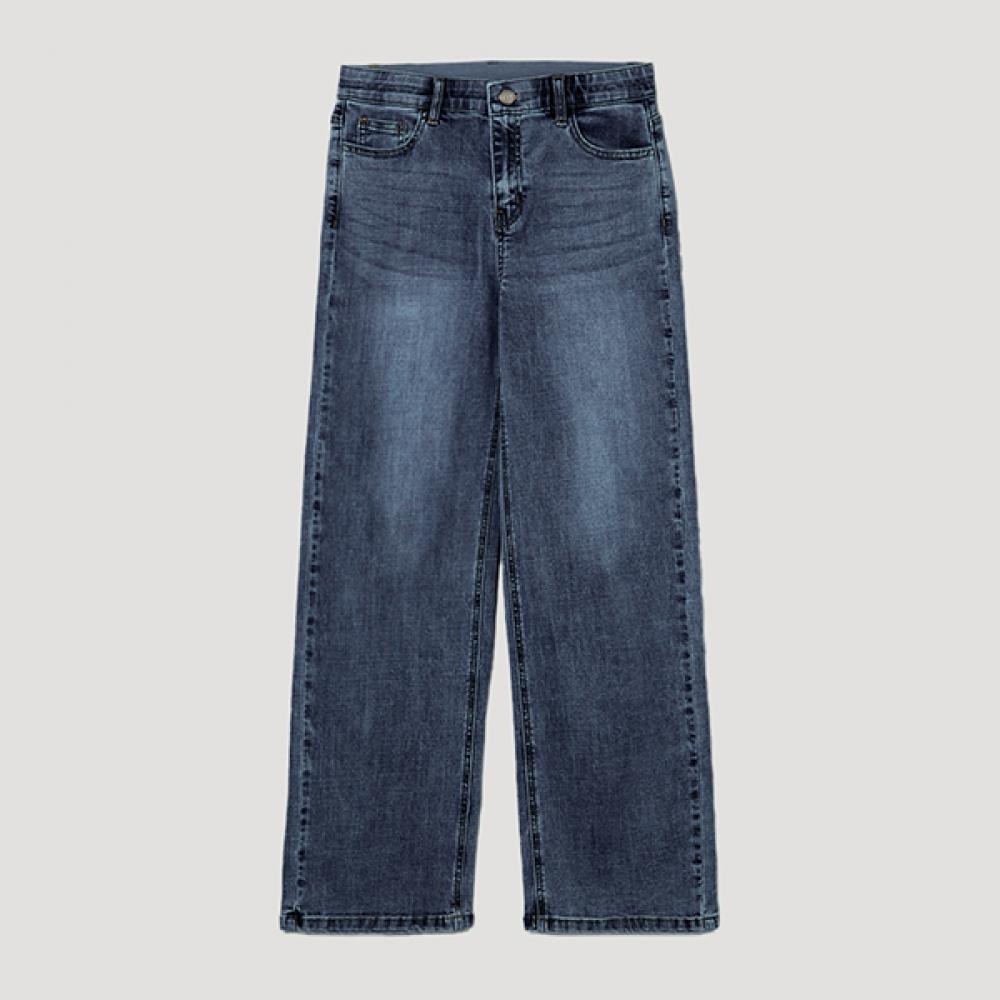 

Shs Miss Inbanding Washing Широкие джинсовые брюки Ssmslp12060 Dl dark blue/66