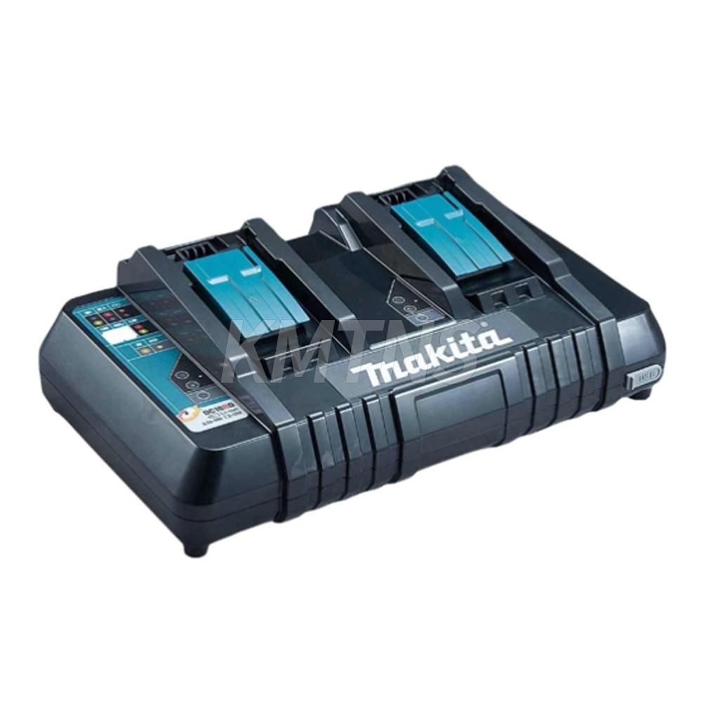 

[18 В] Зарядное устройство Makida DC18RD [двойные 2 чернослива, совместимые с BL1820 BL1860]