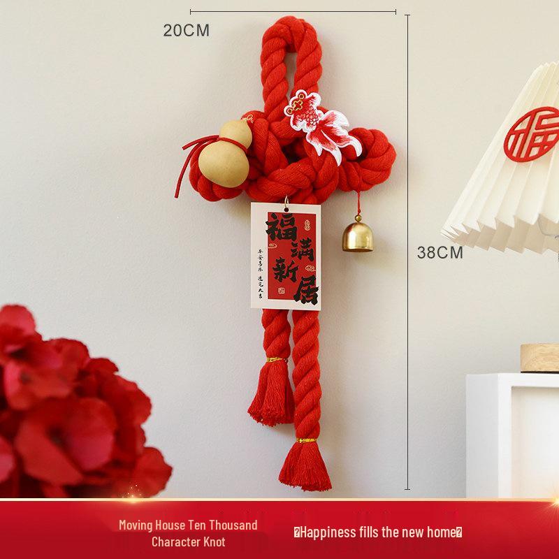 Fu Knot Handle Pendant for New Home Ceremony