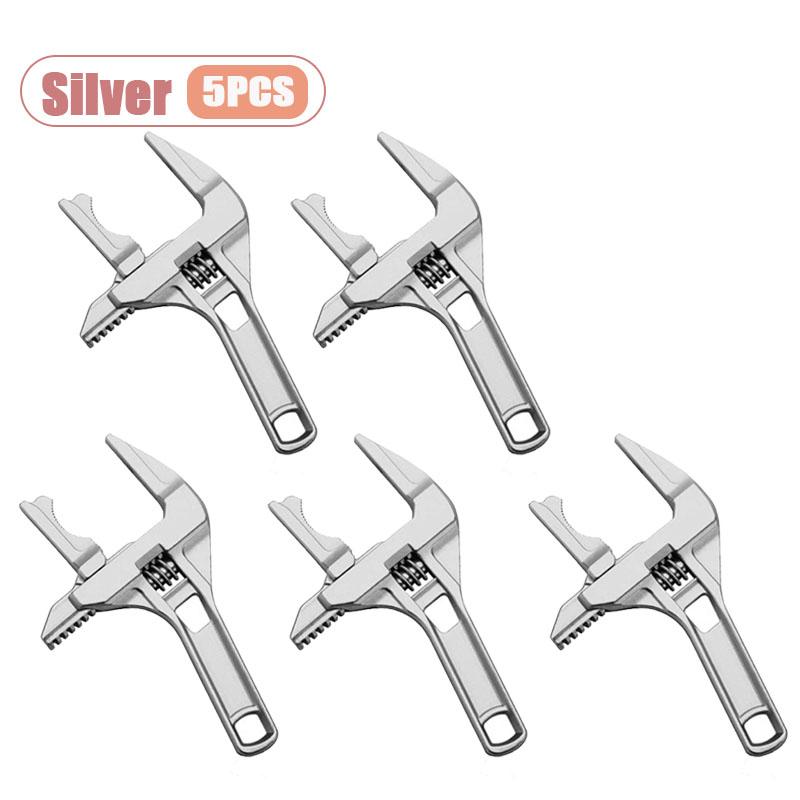 1-10PCS Bathroom Wrench Multi-Function Short Handle Plumbing Tool for Faucet Sink Installation and Large Opening