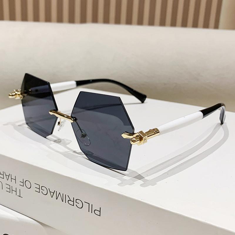 Geometric Polygon Sunglasses For Men With Uv400 Protection Stylish Outdoor Fashion Accessory