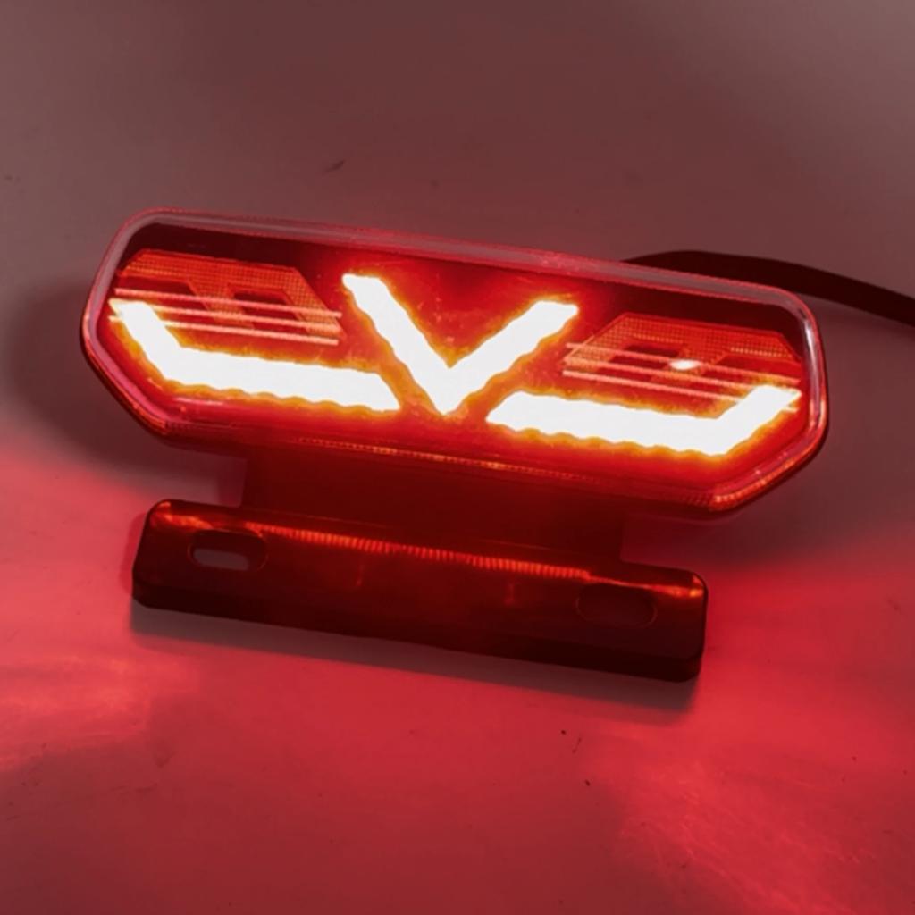 ATV Dirt Pit Bike Taillight Motorbike Stop Turn Signal Light Motorcycle Rear Lights LED Brake Lamp 12V Enduro Equipments
