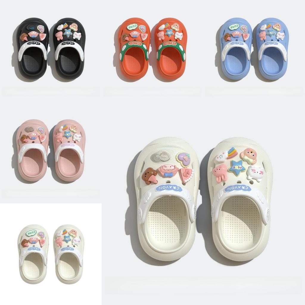 Eva Kids Sandals With Animal Pattern For Summer Play And Nonslip Safety