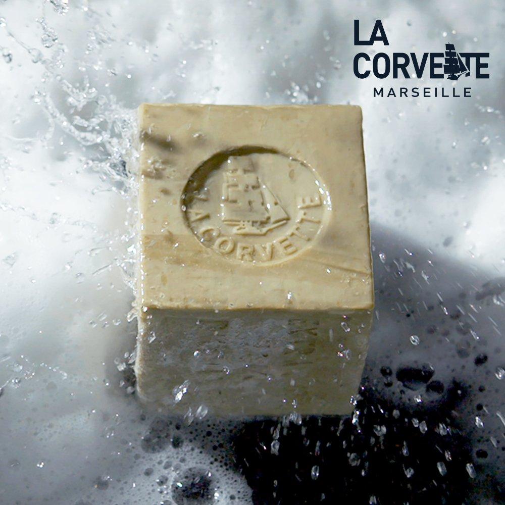 [la covete] Marseille natural olive soap 200g set of 4