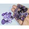 265Cts. Natural Amethyst Lace Agate Oval Cabochon Loose Gemstone 19 Pcs Lot C-807