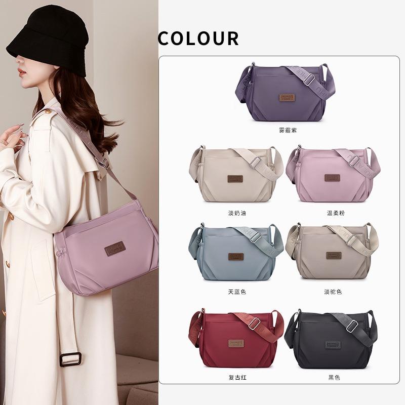 New Versatile Atmospheric Women's Bag Mother Bag Multi-layer Soft Leather Shoulder Messenger Bag Mother-in-law Bag Diagonal Backpack