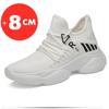 Men Elevator Shoes Man Breathable Casual Shoes Hidden Heels 8cm Height Increasing Shoes Height Increasing Shoes For Men