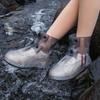 Rain shoes waterproof rain galoshes men's and women's rain boots cover shoes non-slip thickened rain shoe cover summer adult waterproof shoe cover