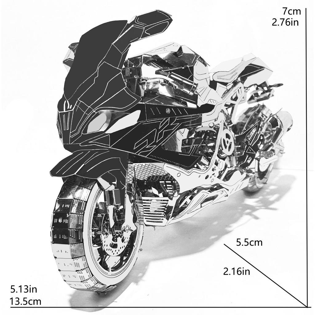 Puzzle Métal 3D pour Adultes: Kit de Modèle d'Ingénierie Automobile DIY