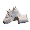 Dad Shoes Spring Fashion Sneakers With Pu Upper And Breathable Mesh For Women