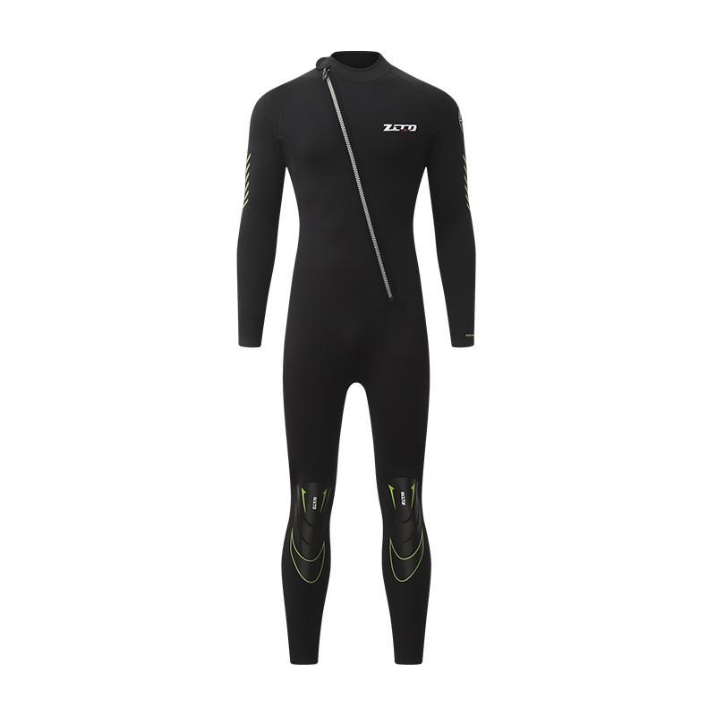 1.5mm Neoprene Wetsuit Men Women - Front Zip Full Suit Snorkeling Swimming Surfing Diving Warmth