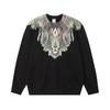 Sudadera MB Color Pluma Alas Fantasma Marcelo Marca de Moda Año de la Serpiente Relámpago Sudadera con Capucha para Pareja