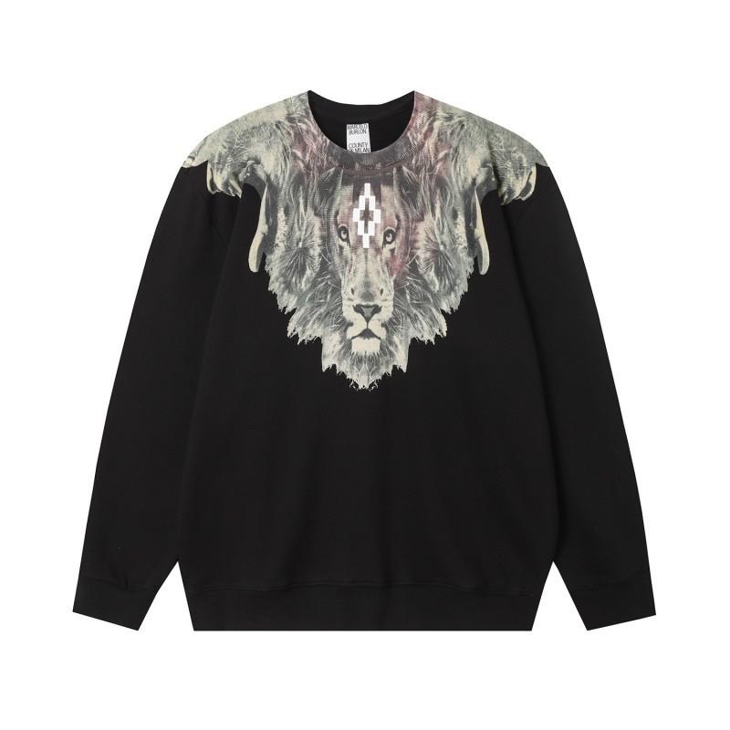 Sudadera MB Color Pluma Alas Fantasma Marcelo Marca de Moda Año de la Serpiente Relámpago Sudadera con Capucha para Pareja