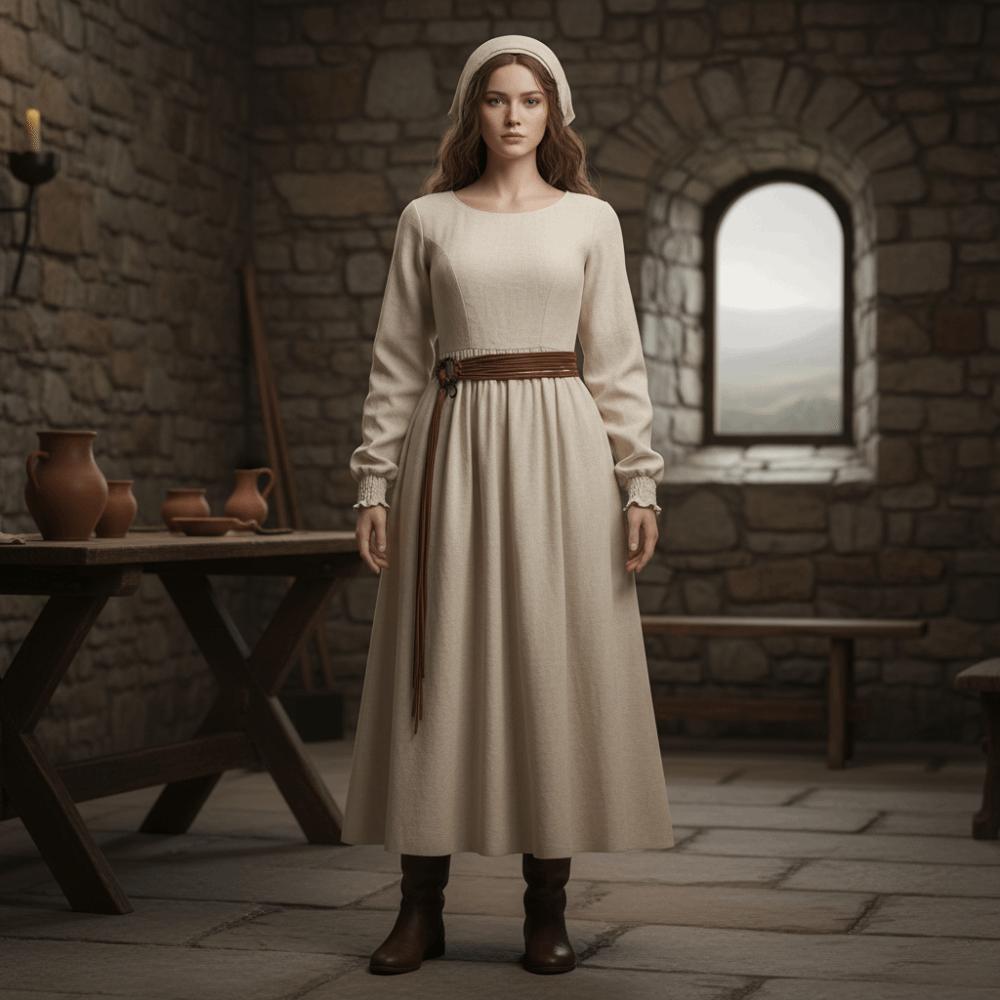 Adjustable Long Rope Chain Belt Braided Decorative Belt Fashion Waist Cinch  Medieval