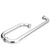 Maniglia per Porta Doccia in Acciaio Inossidabile Maniglia per Porta in Vetro Bagno Accessori per Cabina Doccia