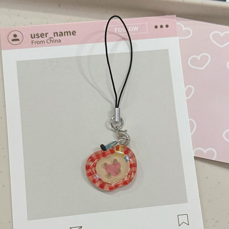

Cute Button Phone Charms Pendant Kawaii Latest Cases Small Pendants Accessories For Schoolbag Ins Korea For Kids