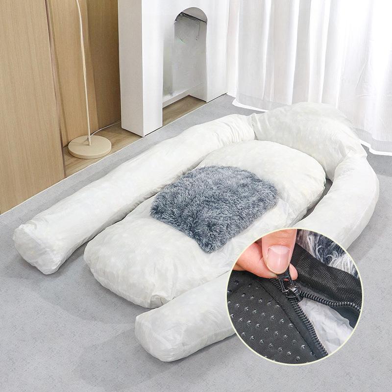 Budka dla psa dla ludzi Zimowe ciepłe legowisko dla psa Zdejmowana i zmywalna duża podkładka dla zwierząt Podkładka do spania dla ludzi Artykuły dla zwierząt