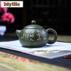 225ml Estetiska Yixing Ljuslila Lerkannor Handgjord Xishi-kanna Råmalm Grön Lera Tebryggare Vattenkokare Zisha Teset Te Ceremonipresent