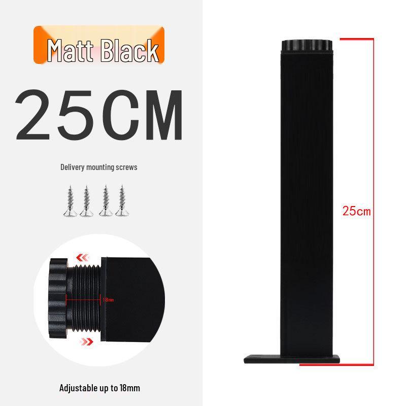 Adjustable Aluminum Alloy Cabinet Legs for Bathroom or TV Cabinets