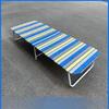 Brangdy Striped Wooden Portable Single Cot