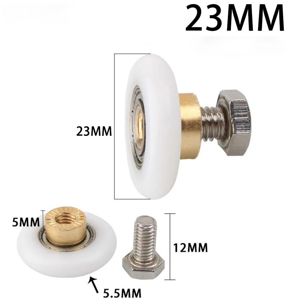 Helt nya duschdörrshjul 1 set 20/23/25/27 mm