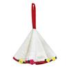 Rose Bouquet Hand Towel Hanging Hand Wipe Cloth Absorbent Decorative Hand Towel with Hanging Loop for Kitchen Bathroom