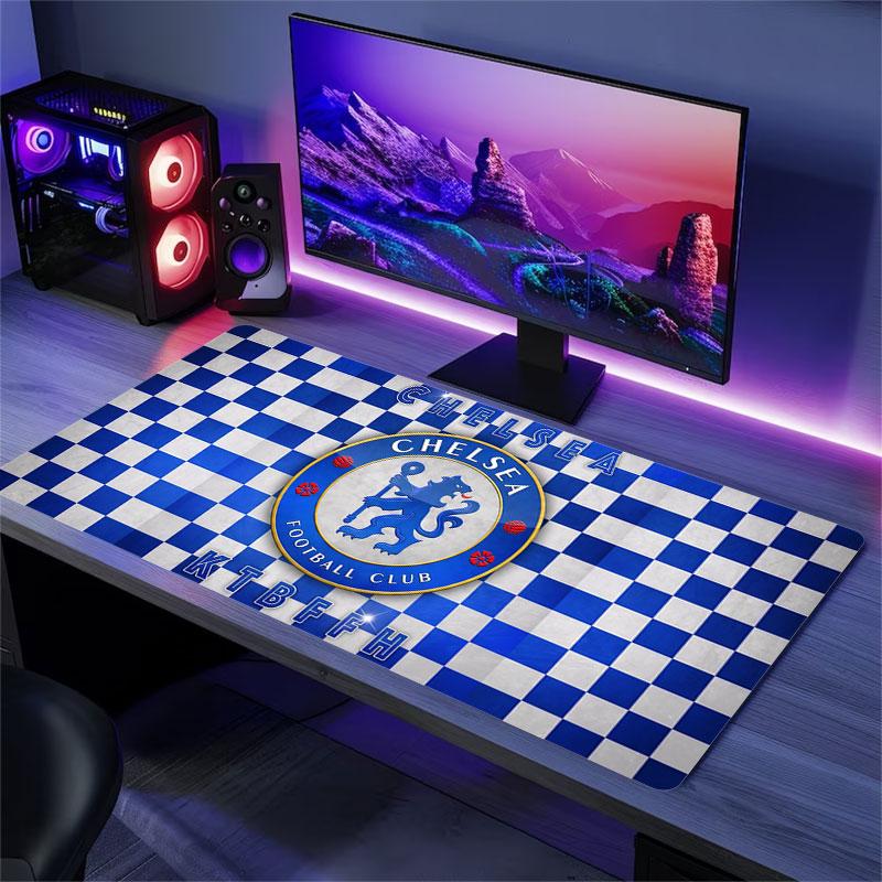 Chelsea Large Gaming Table Cushion Non-slip Laptop Tablet Big Mousepad XXL Mat Mini PC Playmat With Lock edge