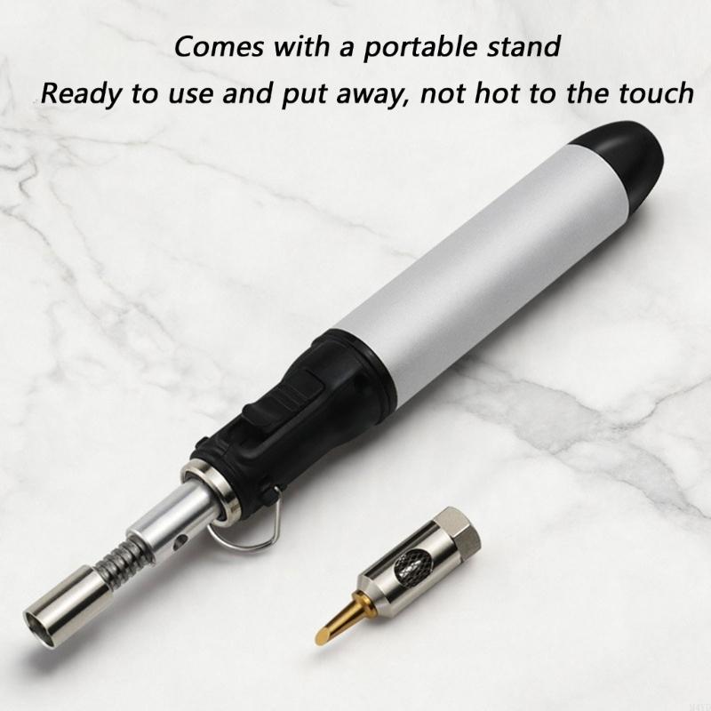 Professional Soldering Iron Set,Gas Soldering Iron, Cordless and Portable with Adjustable Soldering Temperature M4YD