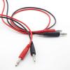4mm Banana Plug To Banana Plug Dual End Test Lead Cord Cable for Multimeter Testing Wire Kit Conductive Metal