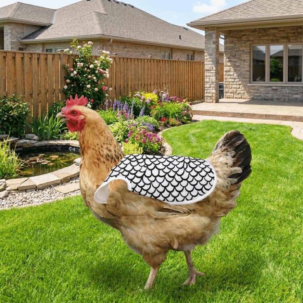 Anti-Pecking Hen Apron Adjustable Poultry Apron Washable Feather Protector Feather Growth