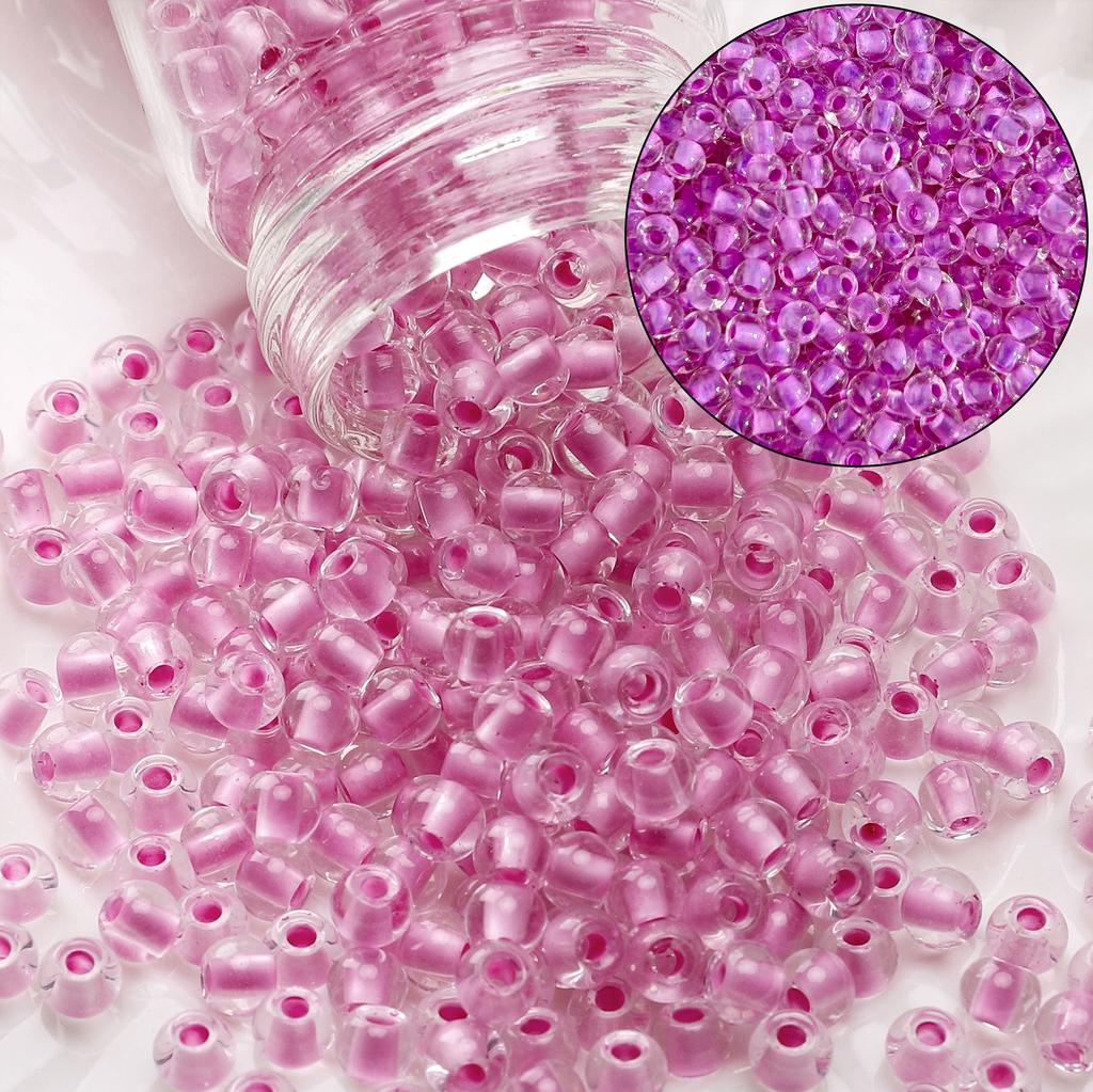 100Pcs Glass Seed Bead 4mm Light Variable Series For DIY Bracelets Necklaces Jewelry Making