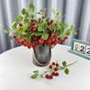 Luxury Artificial Raspberry Branch Faux Red Raspberry Fake Plants Mulberry Fruit Plants Gift